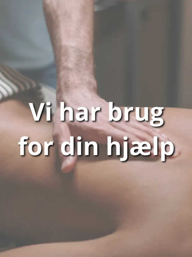 Vi har brug for din hjælp